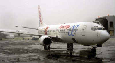 Air Europa in Fog, Boeing 737/800 EC-HJP