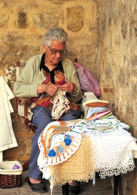 Crochet Woman from the Castle