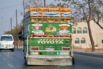 Truck with Many Plates