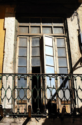 Abandoned Old Palace Window,