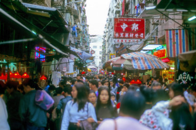 Busy Macau Street