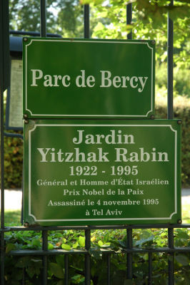 July 2006 - Parc de Bercy - Jardin Yishak Rabin 75012