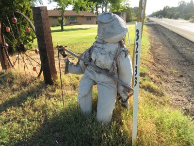 Roadside Fabric Sculpture