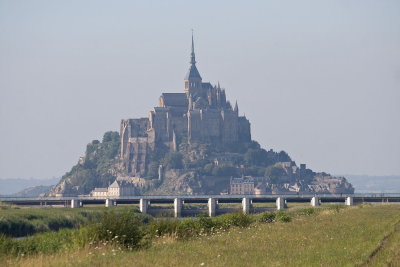 Mont St Michel closer view