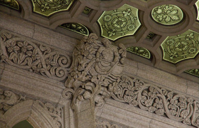 Parliament ceiling detail