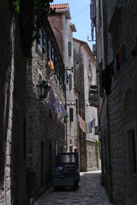 Kotor old town back alley