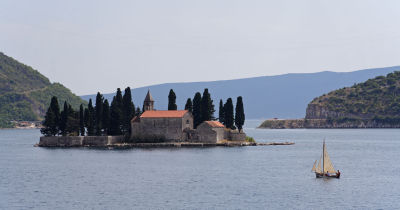 Island of St George, Kotor fjord