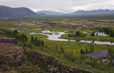 Thingvellir nature panorama