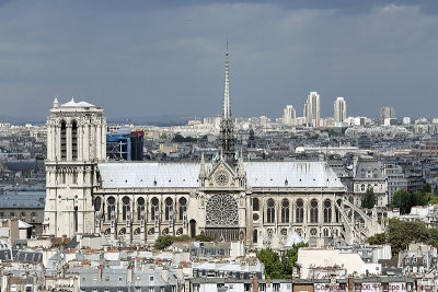 Cathédrale Notre-Dame from the Panthéon's dôme