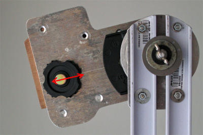 Detail - Panoramic head camera orientation portrait