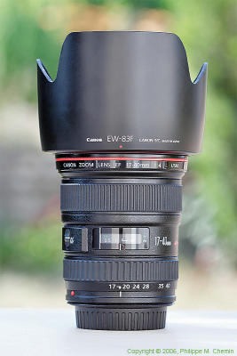 Pare-soleil - Lens hood for Canon EF 17-40mm f/4L USM