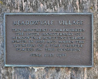  Meadowvale Village Time Capsule 1986