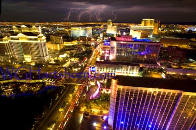 Vegas Strip Lightning