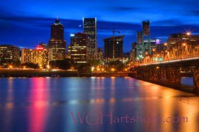 Portland Skyline @ Twilight