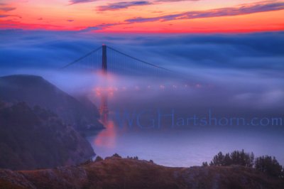 Golden Gate Sunrise Fog