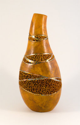 Bottle Gourd with Filagree