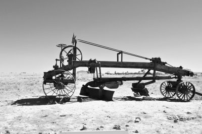 Horse Drawn Grader at Farina SA