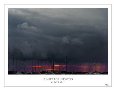 sunset for newton
