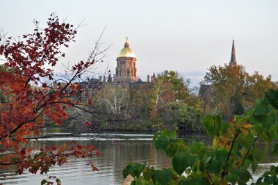 Tranquil scene on campus