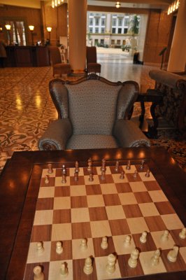 Chess in lobby