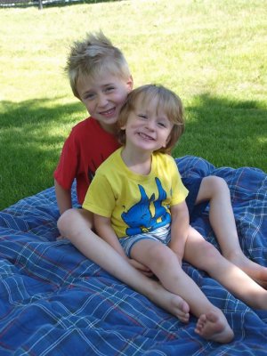 Marcel and Emery Hebert (Grandsons)