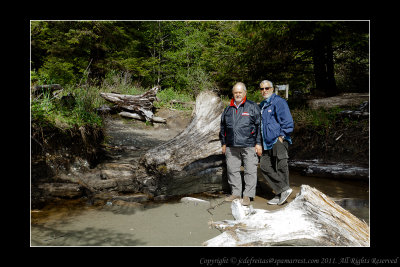 2011 - Vancouver Island - Pacific Rim National Park - Scooner Cove Trail (Long Beach) - Ken & John