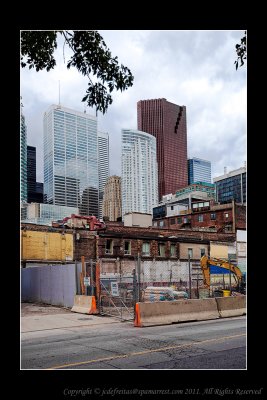 2011 - Construction site at Front Street & Lower Church Street - Toronto