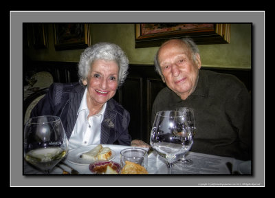 2012 - Joyce & Sam Milrod - 65th Wedding Anniversary at Chiado Restaurant