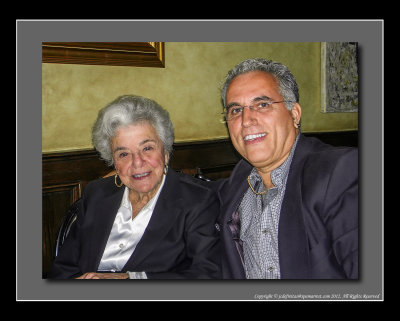 2012 - Marilyn & John - Joyce & Sam Milrod 65th Wedding Anniversary at Chiado Restaurant