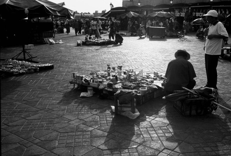 Marrakech - Jama El Fnaa - street vendor