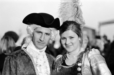 Carnival in Venice - B&W Portraits