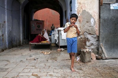 Jaipur - a backyard in the Old City