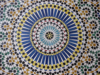 Ait Benhaddou Kasbah mosaic