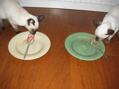 Mom lets us lick the beaters