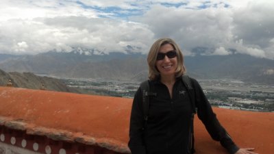 Lhasa from the Drepung Monastery on Gambo Utse Mtn