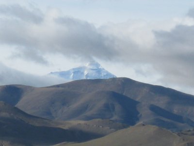 Mt. Everest (Qomolangma)... at last and as close as the unscrupulous Chinese govt would let us get to it
