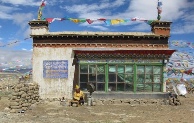 One monk monastery at 17,000 ft