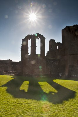 Shadows at Kenilworth Castle