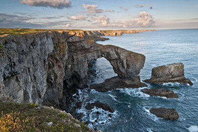 The Green Bridge of Wales 