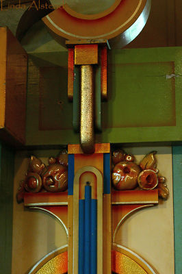 detail on the big Belgian fairground organ