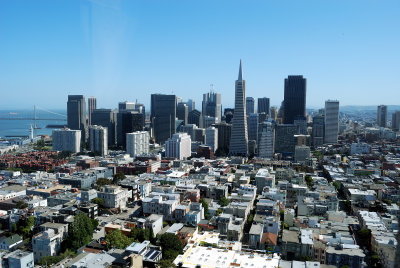 San Francisco - Afternoon Downtown from Coit