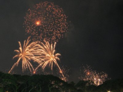 Fireworks at National Day