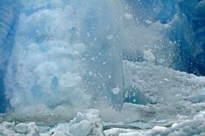 Calving Glacier Close-up