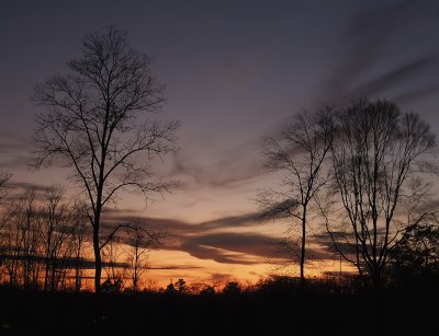 Winter Sunset in Alabama