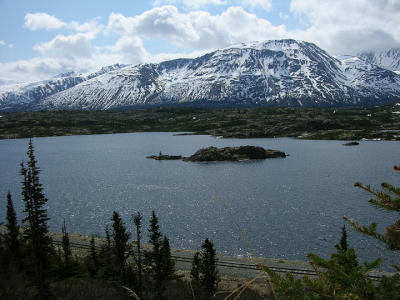 Highway 2 approaching Skagway, Alaska