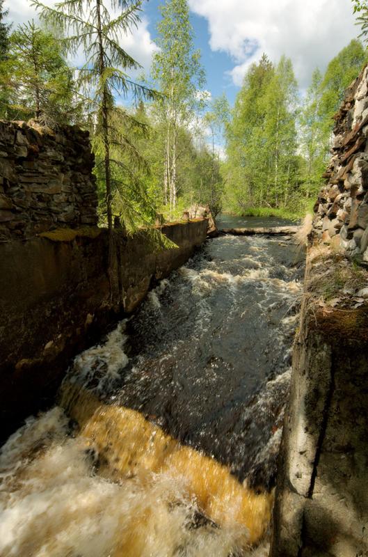 Old finnish mill, Tokhmayoki river