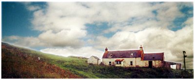 hillside farmhouse