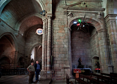 UFO atrapado en la iglesia de Santiago