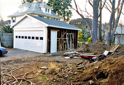 Garage and patio 1997