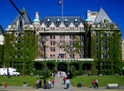 The Empress Hotel where we stayed 4 nights
